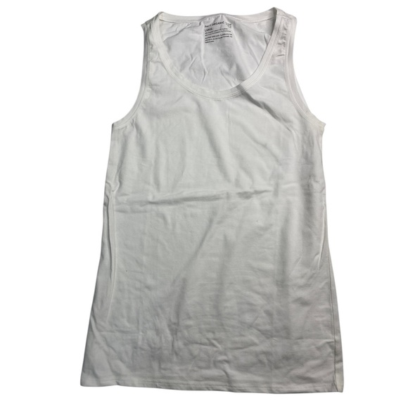 Pact White Tank Top Essential Cotton Sleeveless - Picture 1 of 4